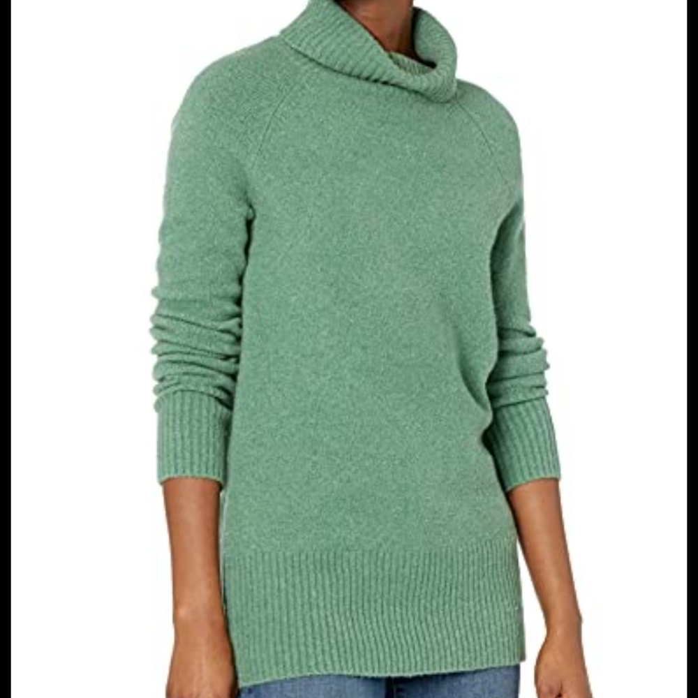 Goodthreads Sage Green Bouncle Turtleneck Sweater Size Small